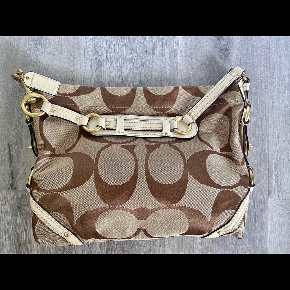 Medium Size Coach Signature Tote Bag